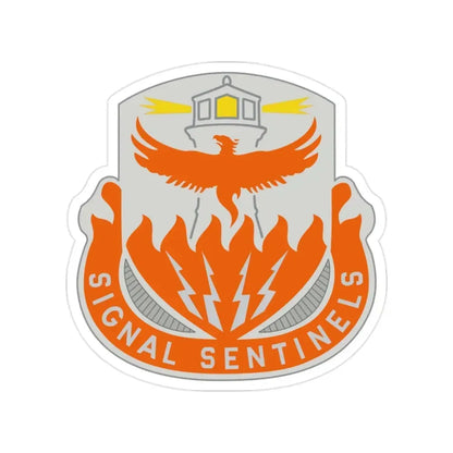 156 Signal Battalion (U.S. Army) Transparent STICKER Die-Cut Vinyl Decal 2 Inch - The Sticker Space