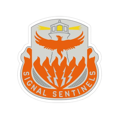 156 Signal Battalion (U.S. Army) Transparent STICKER Die-Cut Vinyl Decal 3 Inch - The Sticker Space