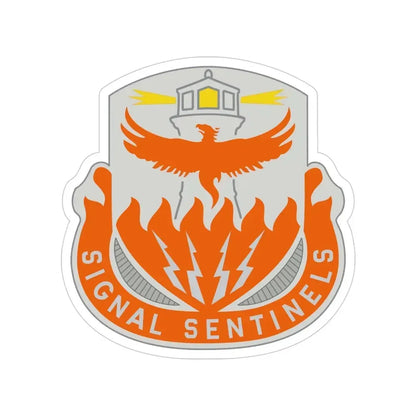 156 Signal Battalion (U.S. Army) Transparent STICKER Die-Cut Vinyl Decal 4 Inch - The Sticker Space