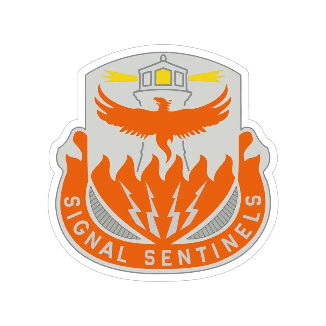 156 Signal Battalion (U.S. Army) Transparent STICKER Die-Cut Vinyl Decal - The Sticker Space