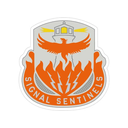 156 Signal Battalion (U.S. Army) Transparent STICKER Die-Cut Vinyl Decal - The Sticker Space