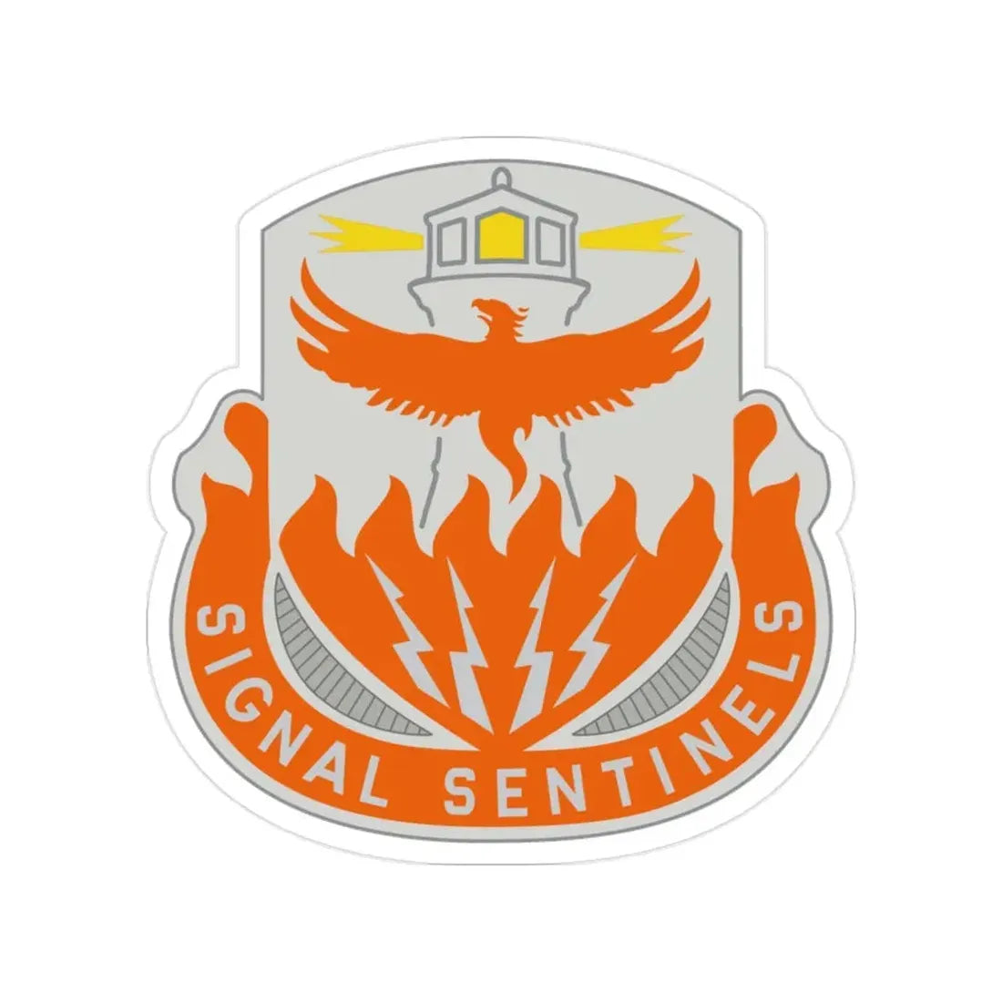 156 Signal Battalion (U.S. Army) Transparent STICKER Die-Cut Vinyl Decal - The Sticker Space