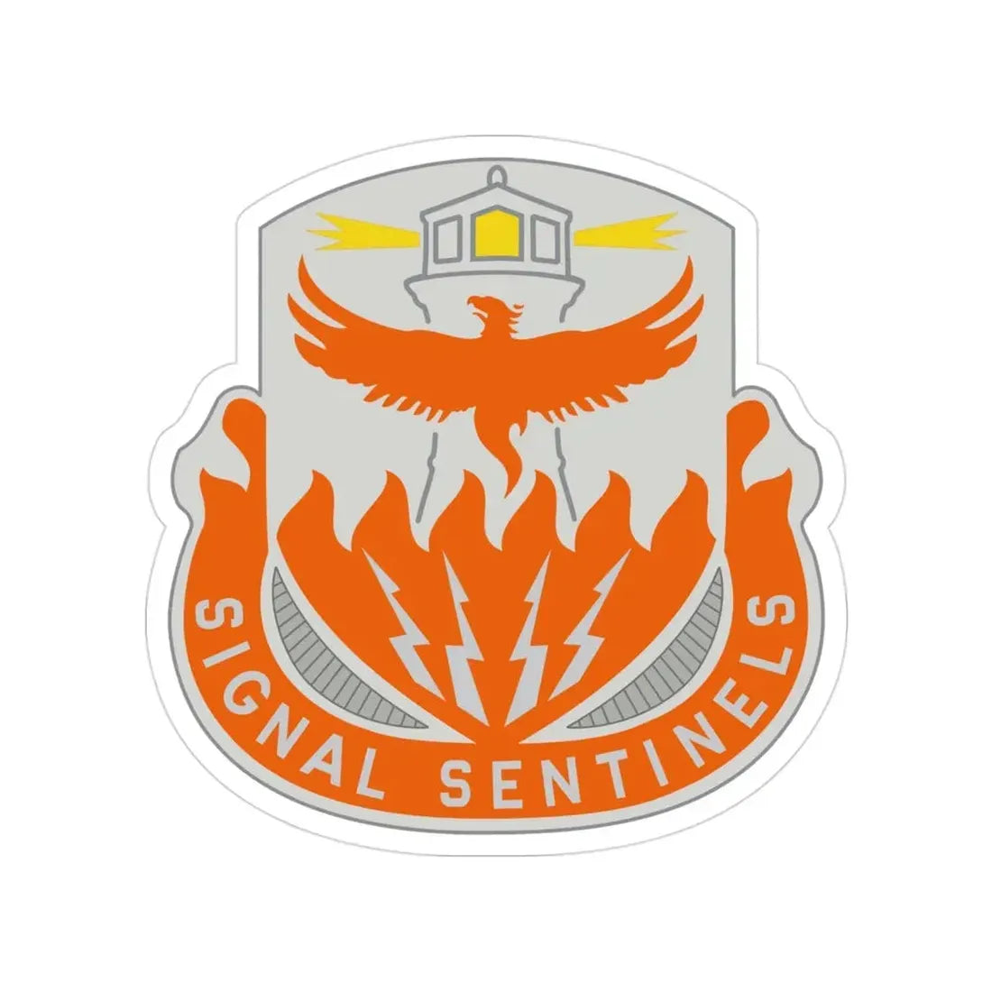 156 Signal Battalion (U.S. Army) Transparent STICKER Die-Cut Vinyl Decal - The Sticker Space