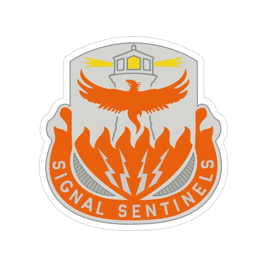 156 Signal Battalion (U.S. Army) Transparent STICKER Die-Cut Vinyl Decal - The Sticker Space