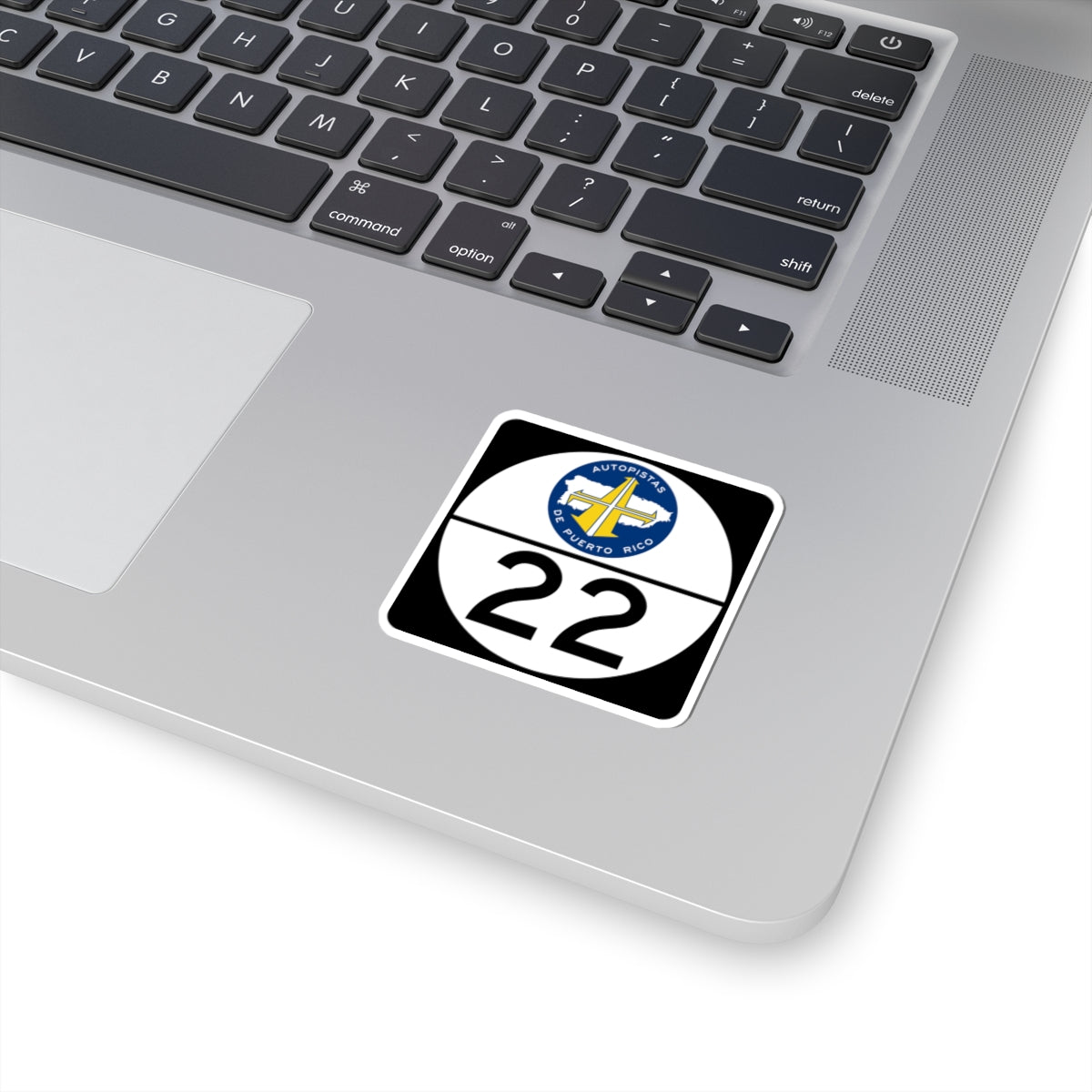 PR old toll road 22 (Puerto Rico) (Road Sign) STICKER Vinyl Kiss-Cut Decal