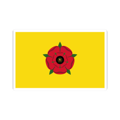 Flag of Lancashire (England) STICKER Vinyl Kiss-Cut Decal
