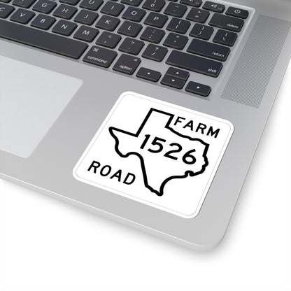 Texas FM 1526 1956 (Texas) (Road Sign) STICKER Vinyl Kiss-Cut Decal