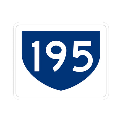 PR primary 195 (Puerto Rico) (Road Sign) STICKER Vinyl Kiss-Cut Decal