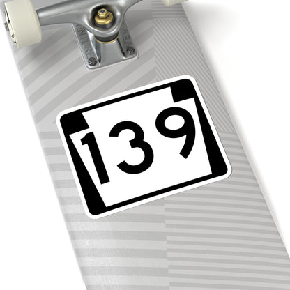 PA-139 (Pennsylvania) (Road Sign) STICKER Vinyl Kiss-Cut Decal