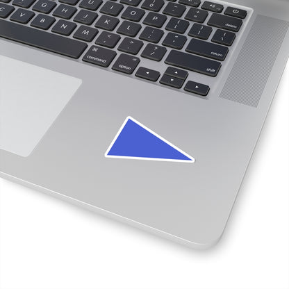 Burgee of officier in command of the Regia Marina (Italy) STICKER Vinyl Kiss-Cut Decal