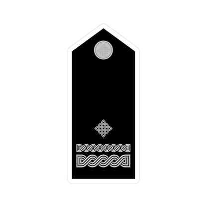 Naramenica svečane odore bojnika HRZ i PZO (Croatia) (Military Rank) STICKER Vinyl Kiss-Cut Decal