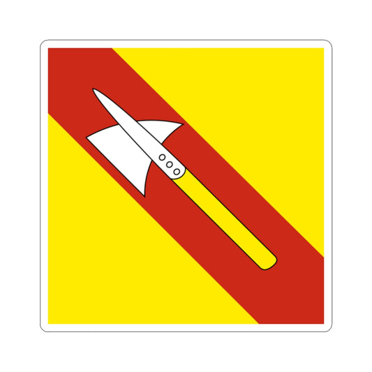 CHE Schlatt-Haslen Flag (Switzerland) STICKER Vinyl Kiss-Cut Decal