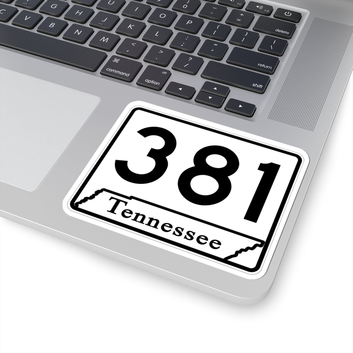 Tennessee 381 (Tennessee) (Road Sign) STICKER Vinyl Kiss-Cut Decal