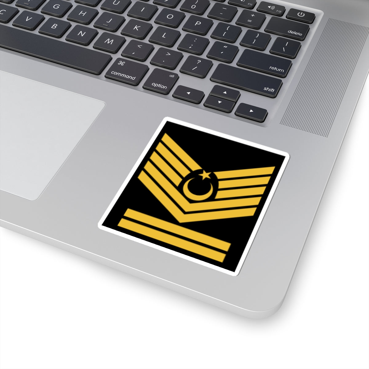 Kıdemli Başçavuş rütbe (Turkey) (Military Rank) STICKER Vinyl Kiss-Cut Decal