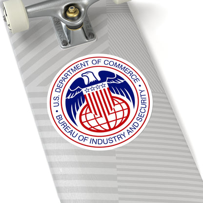 Seal of the United States Bureau of Industry and Security a part of the Department of Commerce - STICKER Vinyl Kiss-Cut Decal