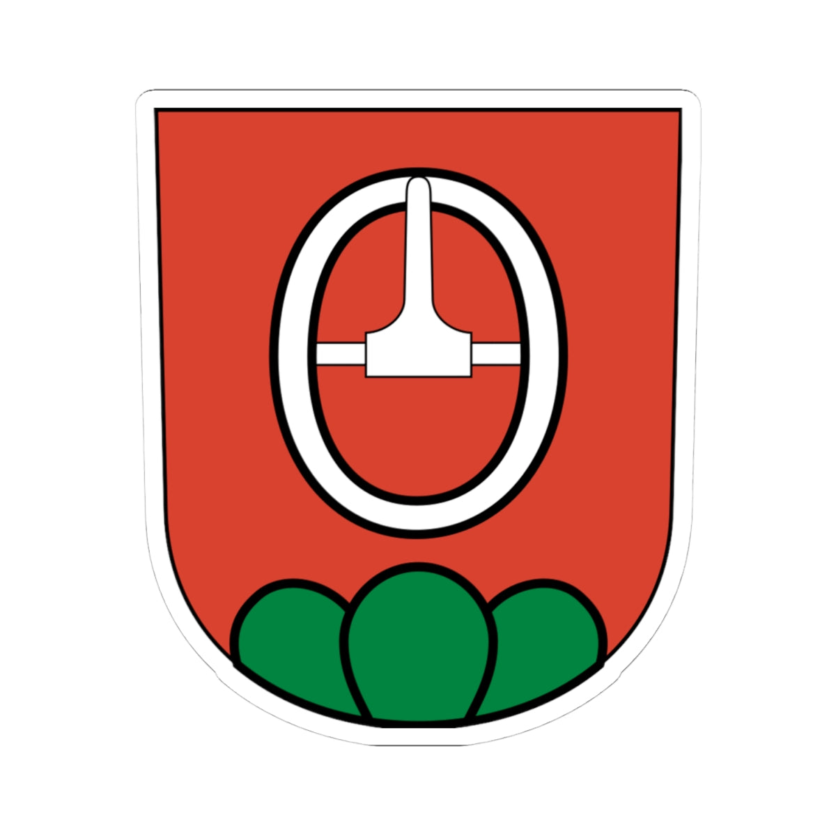 Schoenenberg-blazon (Switzerland) (Coat of Arms) STICKER Vinyl Kiss-Cut Decal
