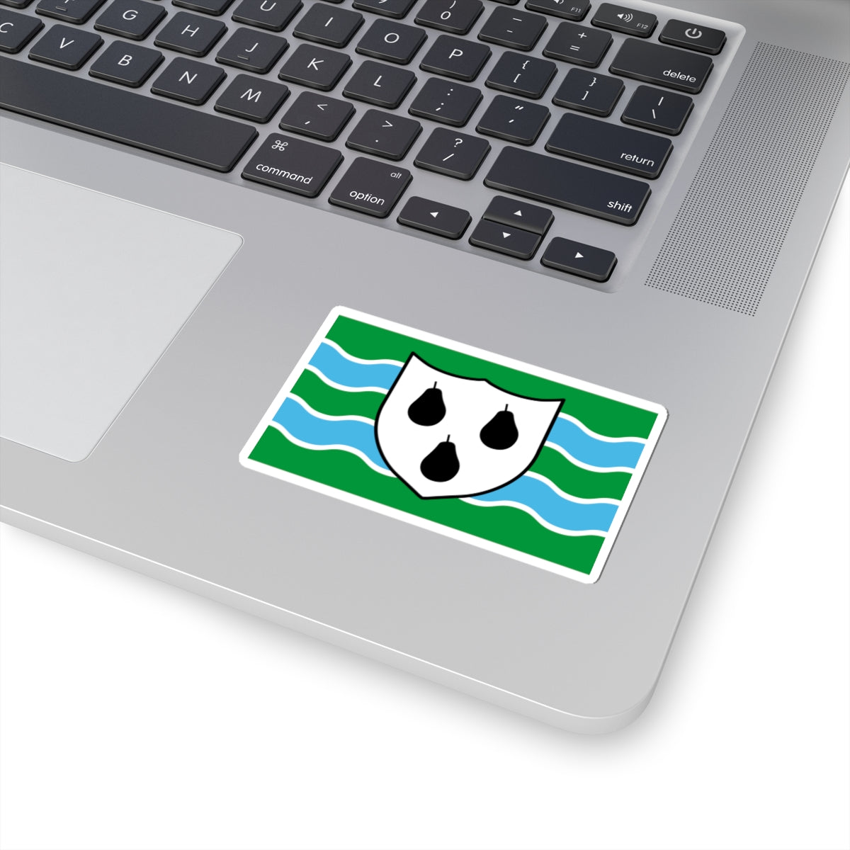 Worcestershire flag (England) STICKER Vinyl Kiss-Cut Decal