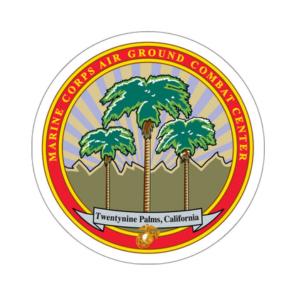 Marine Corps Air Ground Combat Center 29 Palms (USMC) STICKER Vinyl Kiss-Cut Decal