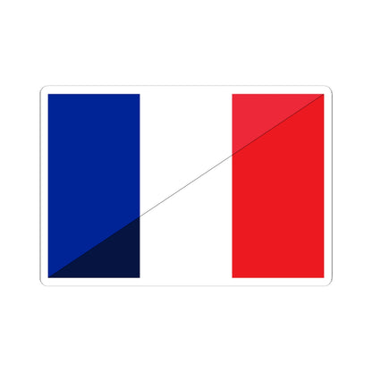 Flag of France shade comparison (France) STICKER Vinyl Kiss-Cut Decal