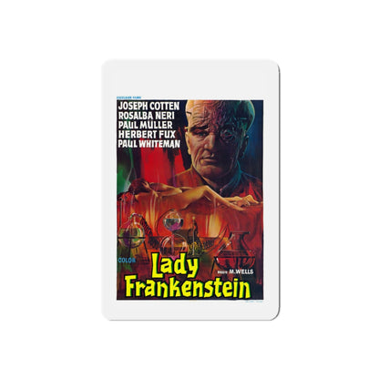 LADY FRANKENSTEIN (4) 1971 Movie Poster - Refrigerator Magnet-4" x 4"-The Sticker Space