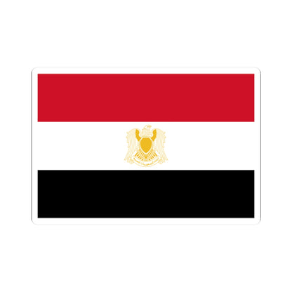 Flag of Syria 1972-1980 (Syria) STICKER Vinyl Kiss-Cut Decal