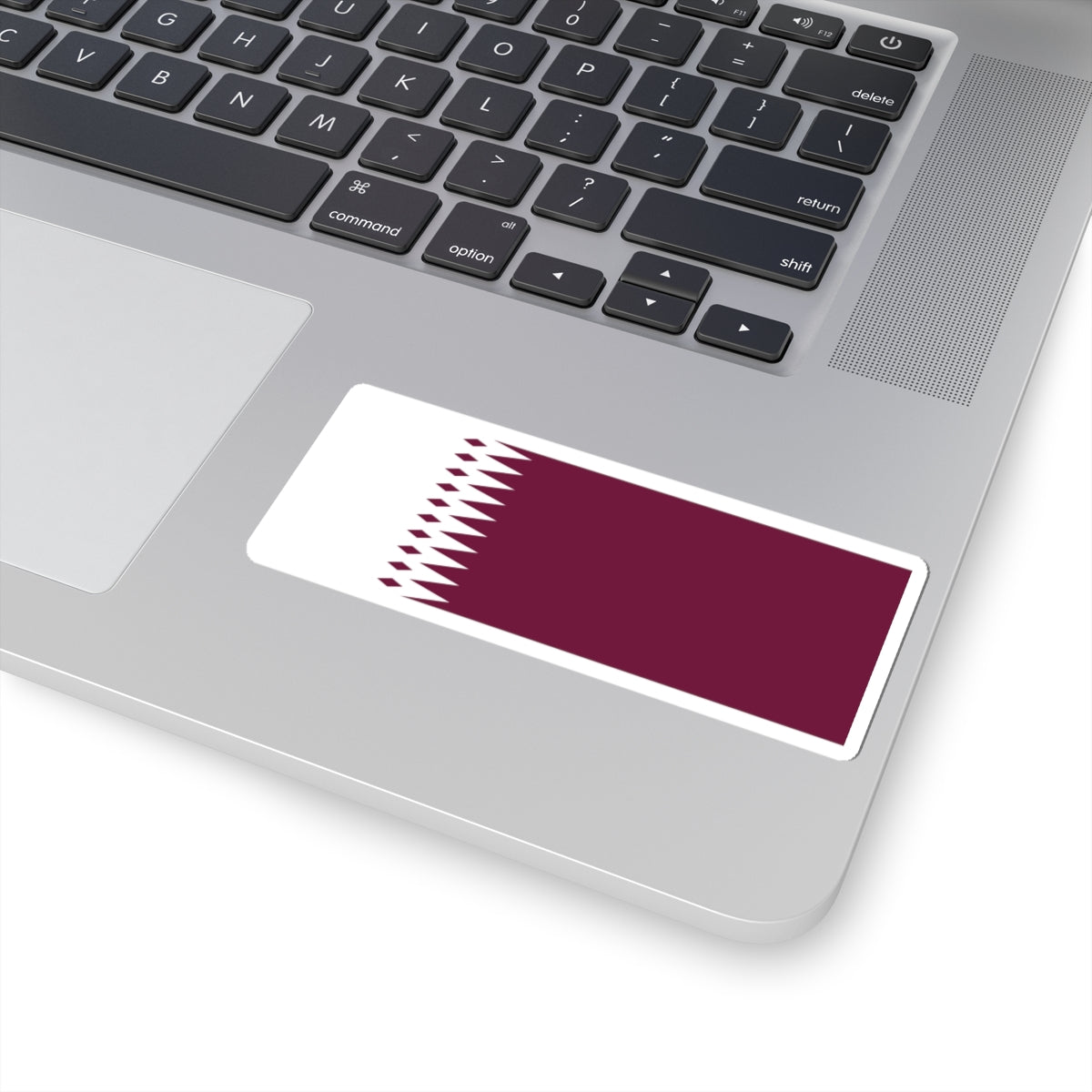 Flag of Qatar 1933-1936 (Qatar) STICKER Vinyl Kiss-Cut Decal