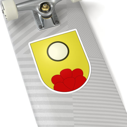 Saignelégier-armoiries (Switzerland) (Coat of Arms) STICKER Vinyl Kiss-Cut Decal