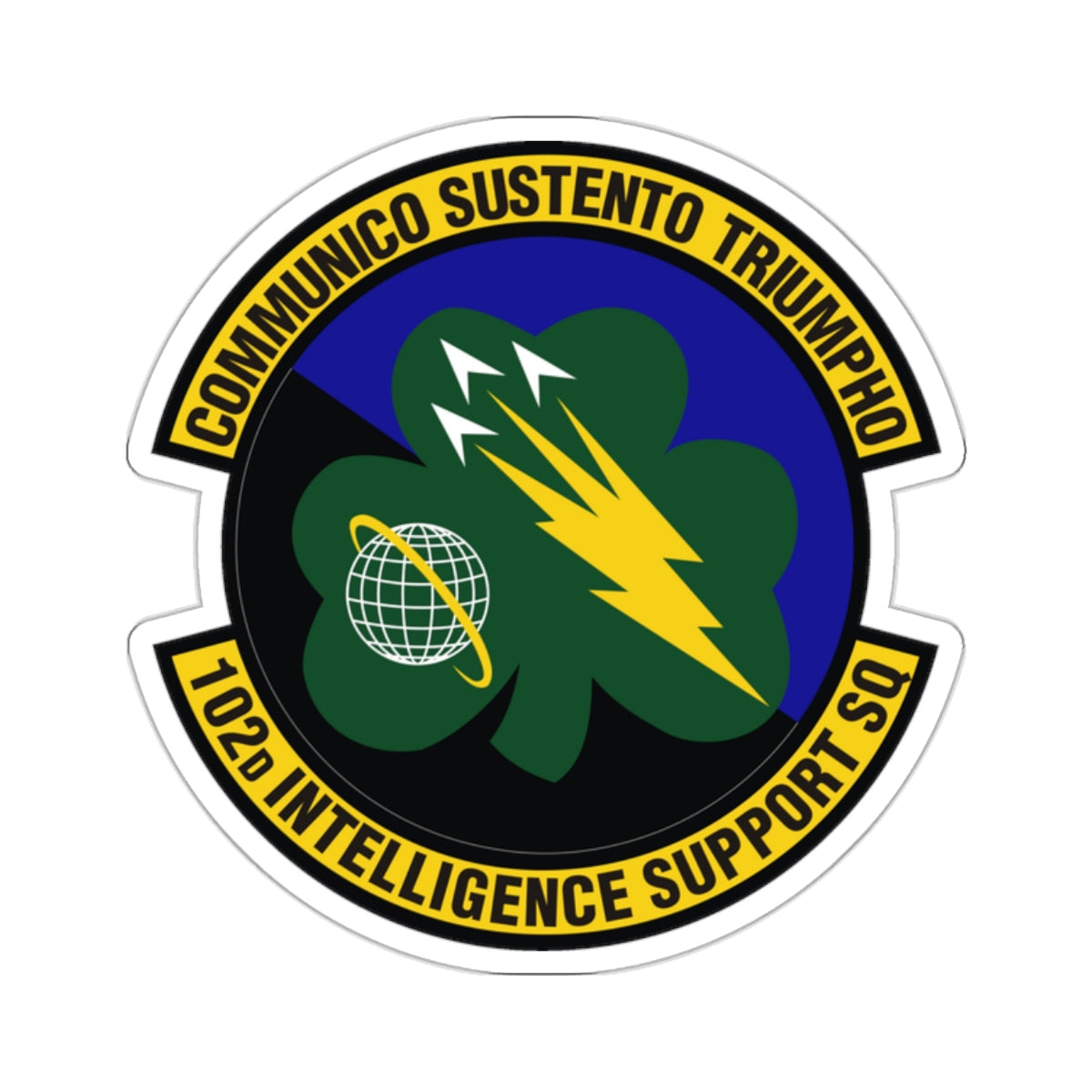 102d Intelligence Support Squadron (U.S. Air Force) STICKER Vinyl Kiss-Cut Decal