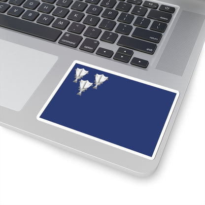 Flag of Jørgen Jørgensen 1809 (Iceland) STICKER Vinyl Kiss-Cut Decal