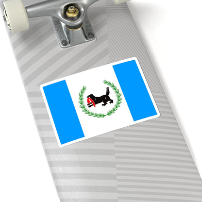 Flag of Irkutsk Oblast (Russia) STICKER Vinyl Kiss-Cut Decal
