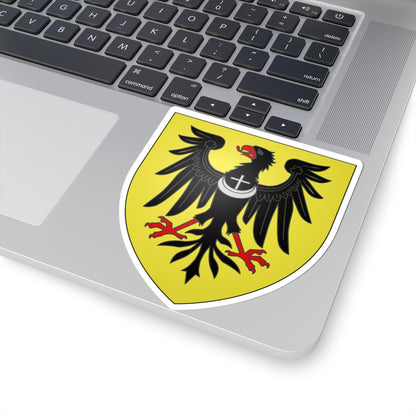 Armoiries Silésie (Czech Republic) (Coat of Arms) STICKER Vinyl Kiss-Cut Decal