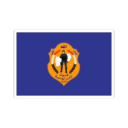 Flag of the Yemeni Special Security Forces (Yemen) STICKER Vinyl Kiss-Cut Decal