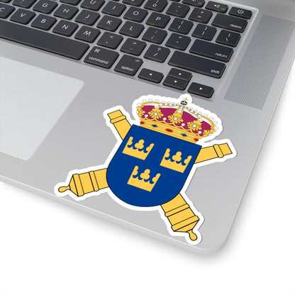 Artilleriregementet vapen (Sweden) (Coat of Arms) STICKER Vinyl Kiss-Cut Decal