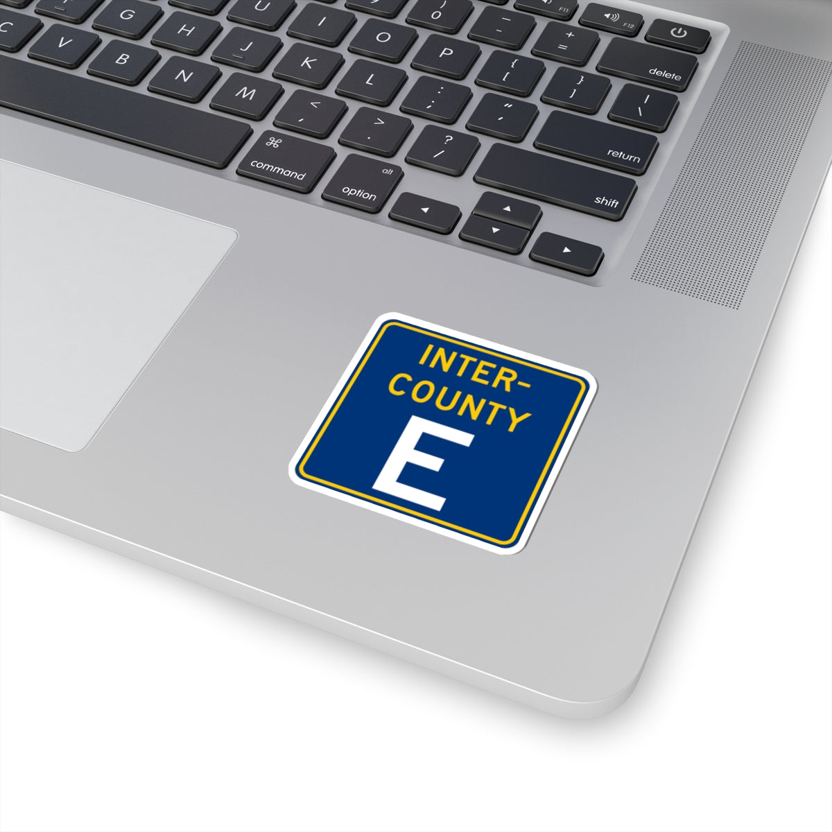 Inter County Route E MN (Minnesota) (Road Sign) STICKER Vinyl Kiss-Cut Decal