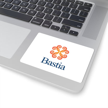 Flag of Bastia (France) STICKER Vinyl Kiss-Cut Decal