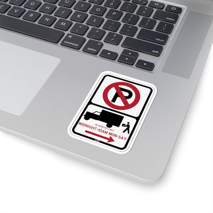 PBOT Road sign P2026R (Oregon) (Road Sign) STICKER Vinyl Kiss-Cut Decal