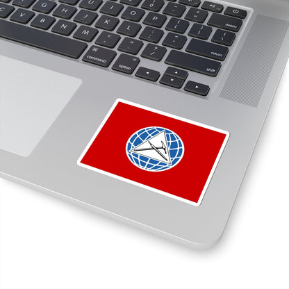 Flag of the Progressive Socialist Party (Lebanon) STICKER Vinyl Kiss-Cut Decal