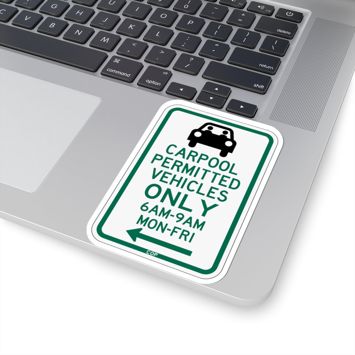 PBOT Road sign P4451L (Oregon) (Road Sign) STICKER Vinyl Kiss-Cut Decal