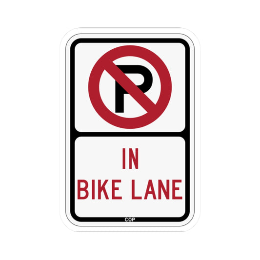 PBOT Road sign P1841 (Oregon) (Road Sign) STICKER Vinyl Kiss-Cut Decal