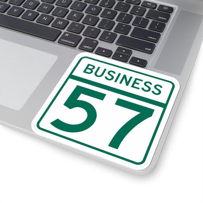 MD Route 57 Business (Maryland) (Road Sign) STICKER Vinyl Kiss-Cut Decal