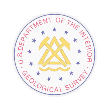 Seal of the United States Geological Survey - STICKER Vinyl Kiss-Cut Decal