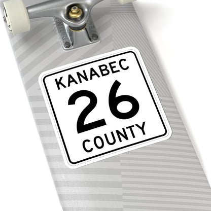 Kanabec County 26 MN (Minnesota) (Road Sign) STICKER Vinyl Kiss-Cut Decal