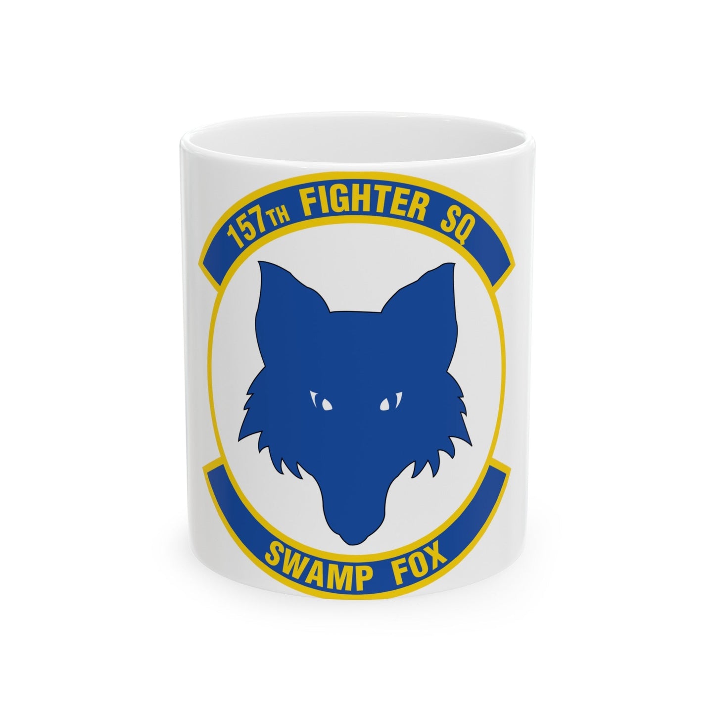 157 Fighter Squadron (U.S. Air Force) White Coffee Mug-11oz-The Sticker Space