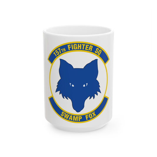 157 Fighter Squadron (U.S. Air Force) White Coffee Mug-15oz-The Sticker Space