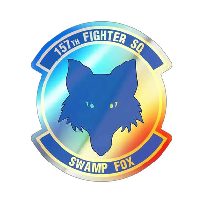 157 Fighter Squadron (U.S. Air Force) Holographic STICKER Die-Cut Vinyl Decal - The Sticker Space