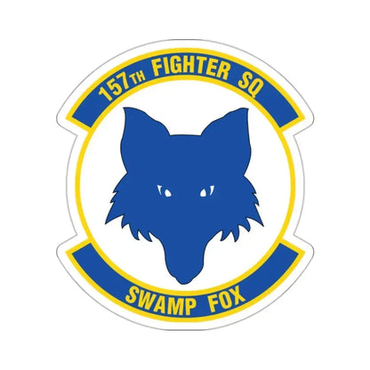 157 Fighter Squadron (U.S. Air Force) STICKER Vinyl Kiss-Cut Decal 2 Inch White - The Sticker Space