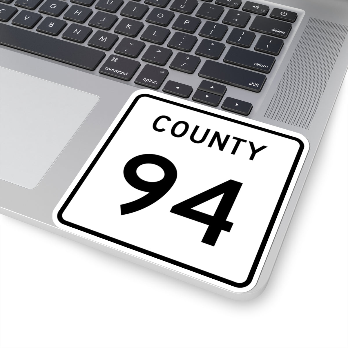 County 94 square (Minnesota) (Road Sign) STICKER Vinyl Kiss-Cut Decal
