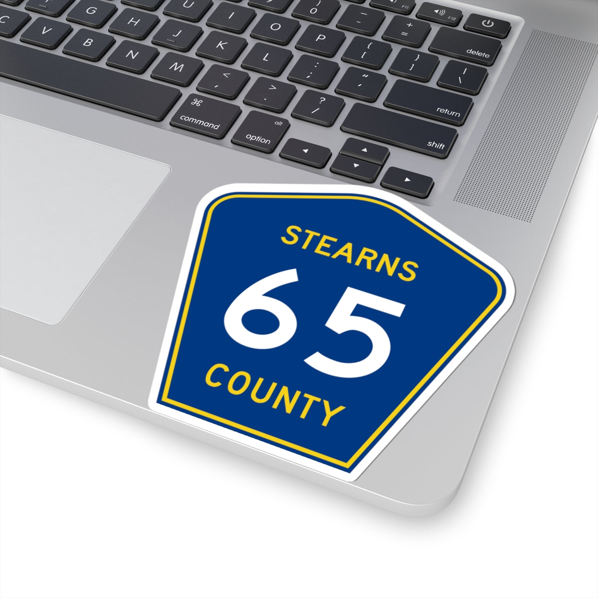 Stearns County Route 65 (Minnesota) (Road Sign) STICKER Vinyl Kiss-Cut Decal
