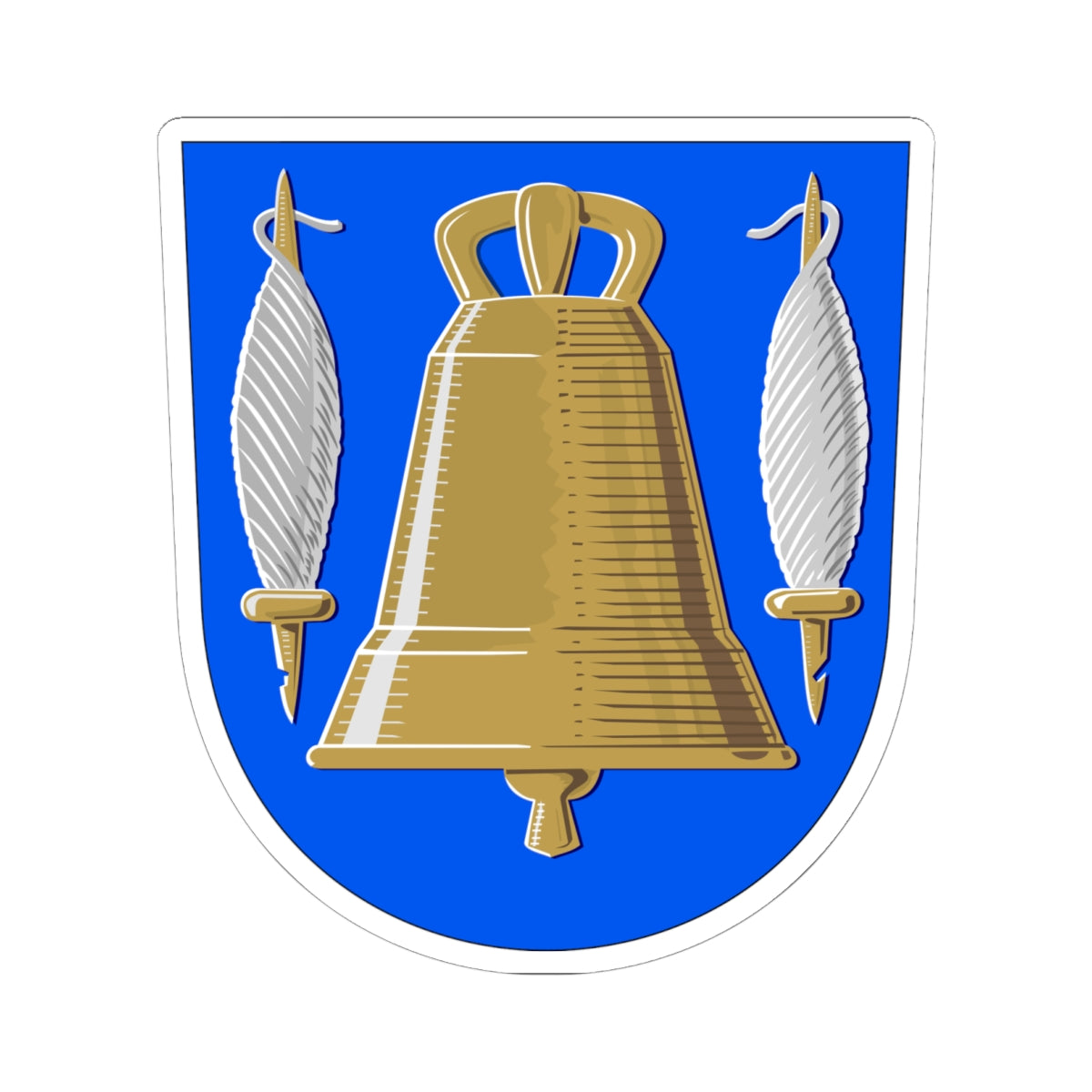 Pornainen.vaakuna (Finland) (Coat of Arms) STICKER Vinyl Kiss-Cut Decal