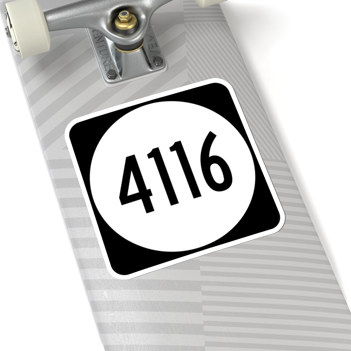 PR tertiary 4116 (Puerto Rico) (Road Sign) STICKER Vinyl Kiss-Cut Decal